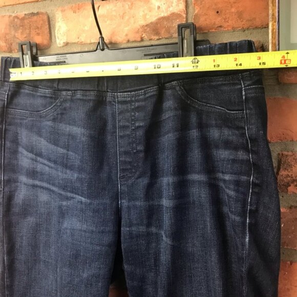 Eileen Fisher Stretch Organic Cotton Jeans Pull-On Minimalist Pants Denim Slim S - Picture 12 of 15